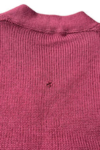 画像をギャラリービューアに読み込む, MADE IN USA 61'S WOOL V-NECK KNIT SWEATER / BURGUNDY [SIZE: M USED]
