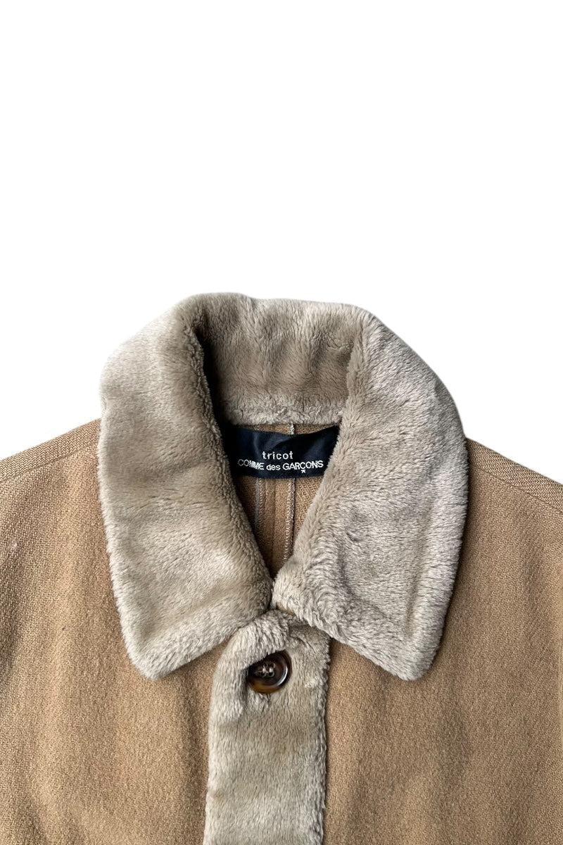 MADE IN JAPAN 96'S WOOL JACKET / BEIGE [SIZE: S USED]
