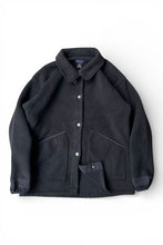 画像をギャラリービューアに読み込む, MADE IN USA 90'S-Y2K EARLY 00'S SHIRRING COAT / BLACK [SIZE: M USED]

