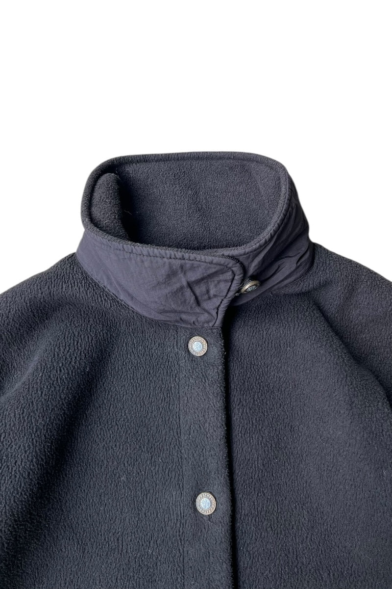 MADE IN USA 90'S-Y2K EARLY 00'S SHIRRING COAT / BLACK [SIZE: M USED]