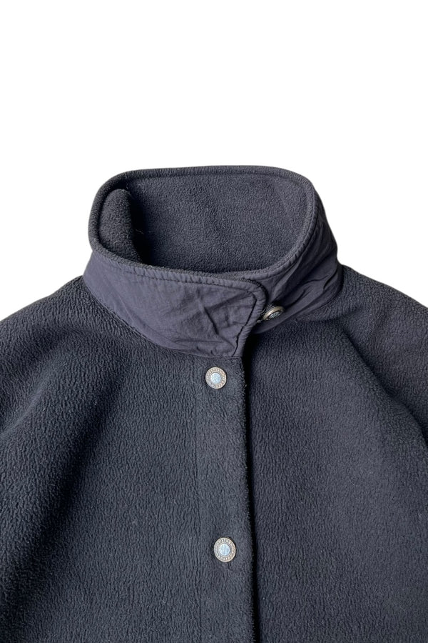 MADE IN USA 90'S-Y2K EARLY 00'S SHIRRING COAT / BLACK [SIZE: M USED]