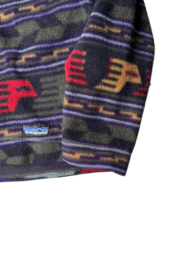 MADE IN USA 95'S SYNCHILLA ANATOLIA THUNDERBIRD AZTEC PATTERN [SIZE: M USED]