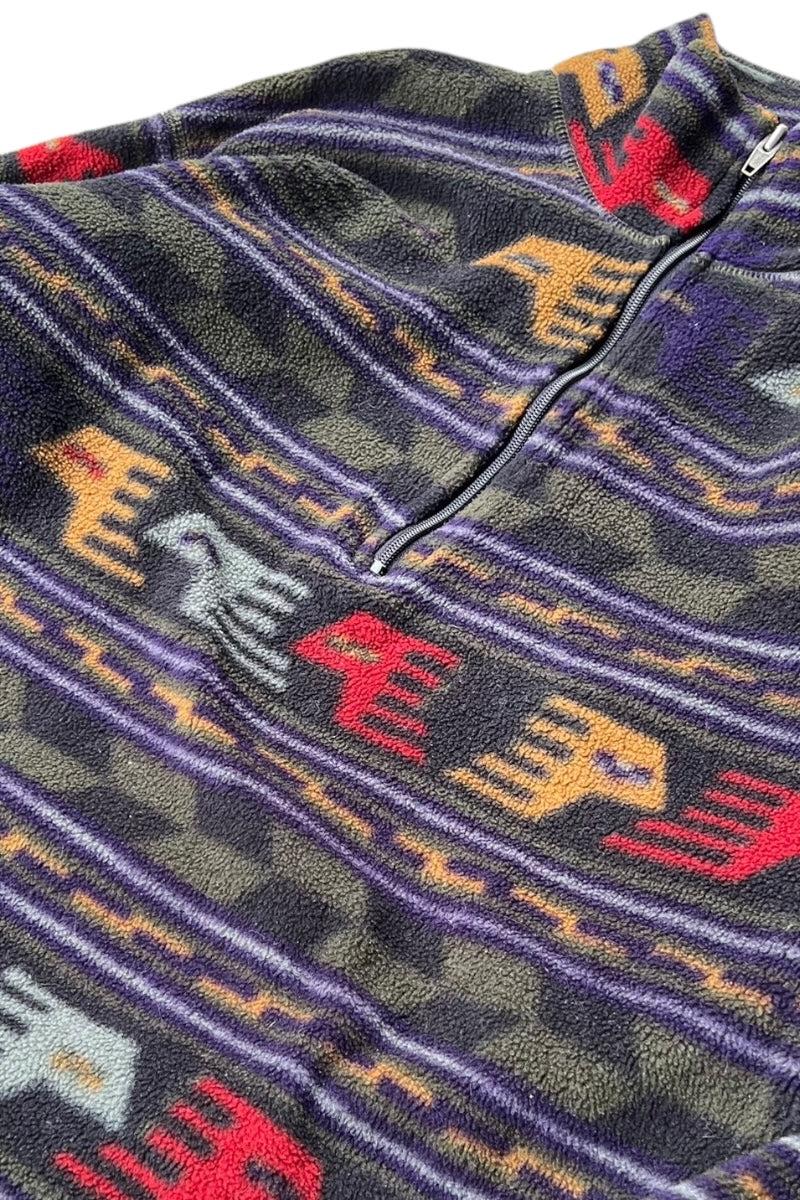 MADE IN USA 95'S SYNCHILLA ANATOLIA THUNDERBIRD AZTEC PATTERN [SIZE: M USED]