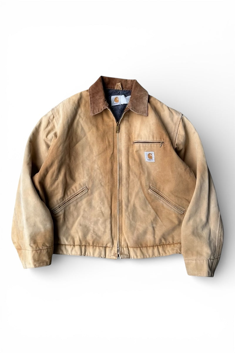 DETROIT JACKET FADED SAND W/BLANKET LINER USA企画品 / BROWN [SIZE: L USED]