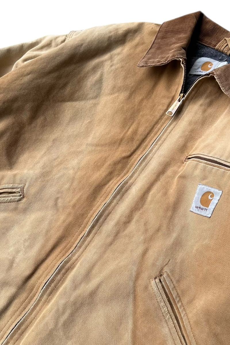 DETROIT JACKET FADED SAND W/BLANKET LINER USA企画品 / BROWN [SIZE: L USED]
