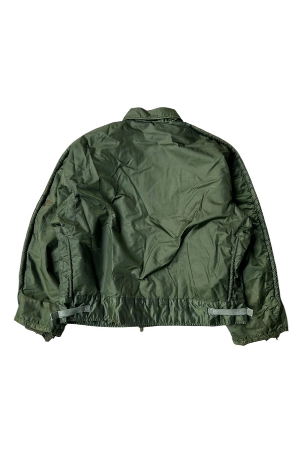 68'S A-1 TYPE NYLON DECK JACKET / GREEN [SIZE: XL USED]