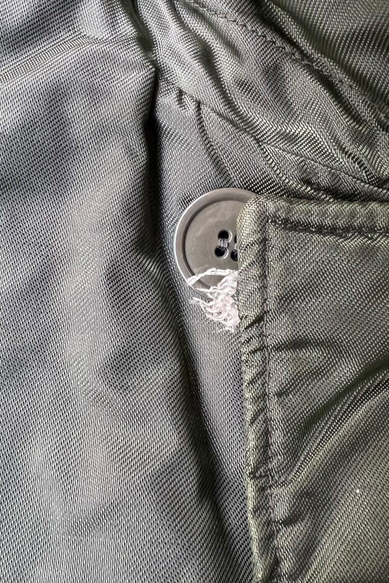 68'S A-1 TYPE NYLON DECK JACKET / GREEN [SIZE: XL USED]