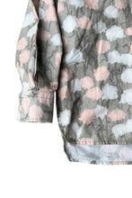 画像をギャラリービューアに読み込む, MADE IN ROMANIA L/S PATTERN SHIRT / GRAY [SIZE: S USED]
