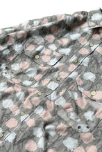 画像をギャラリービューアに読み込む, MADE IN ROMANIA L/S PATTERN SHIRT / GRAY [SIZE: S USED]
