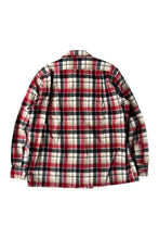 画像をギャラリービューアに読み込む, MADE IN USA 60-70'S L/S WOOL CHECK SHIRT / RED [SIZE: L USED]
