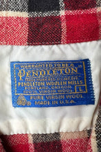 画像をギャラリービューアに読み込む, MADE IN USA 60-70'S L/S WOOL CHECK SHIRT / RED [SIZE: L USED]
