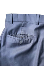 画像をギャラリービューアに読み込む, WOOL&amp;CASHMERE TUCK SLACKS / NAVY [SIZE: 32 USED]
