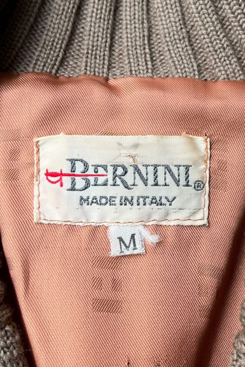 MADE IN ITALY 70-80'S SUEDE WOOL JACKET / BEIGE [SIZE: M USED]