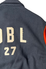 画像をギャラリービューアに読み込む, 57'S WOOL STADIUM JACKET / BLACK [SIZE: 40 USED]
