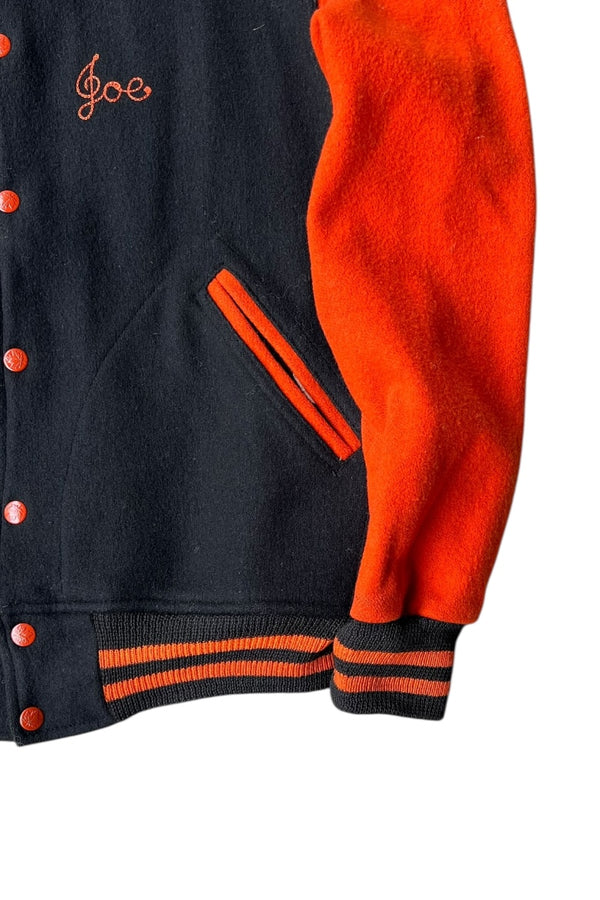 57'S WOOL STADIUM JACKET / BLACK [SIZE: 40 USED]
