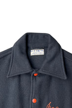 画像をギャラリービューアに読み込む, 57'S WOOL STADIUM JACKET / BLACK [SIZE: 40 USED]
