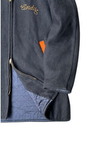 画像をギャラリービューアに読み込む, MADE IN USA 76'S WOOL HOODIE STADIUM JACKET / BLACK [SIZE: M USED]
