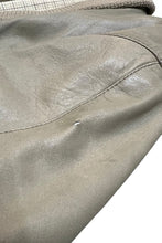 画像をギャラリービューアに読み込む, 90'S SHAWL COLLAR LEATHER JACKET / GRAY [SIZE: L USED]

