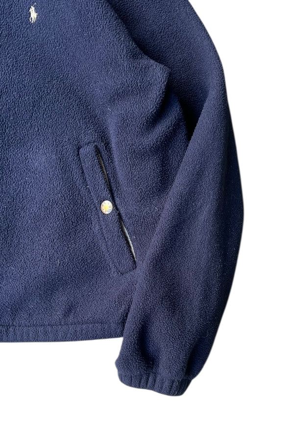 90'S POLARTEC FLEECE JACKET / NAVY [SIZE: XL USED]