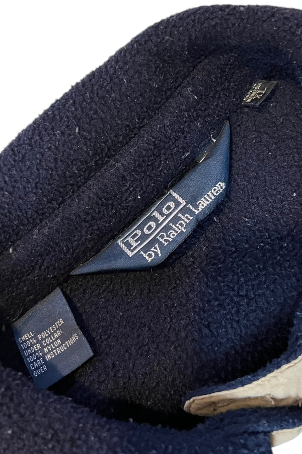 90'S POLARTEC FLEECE JACKET / NAVY [SIZE: XL USED]