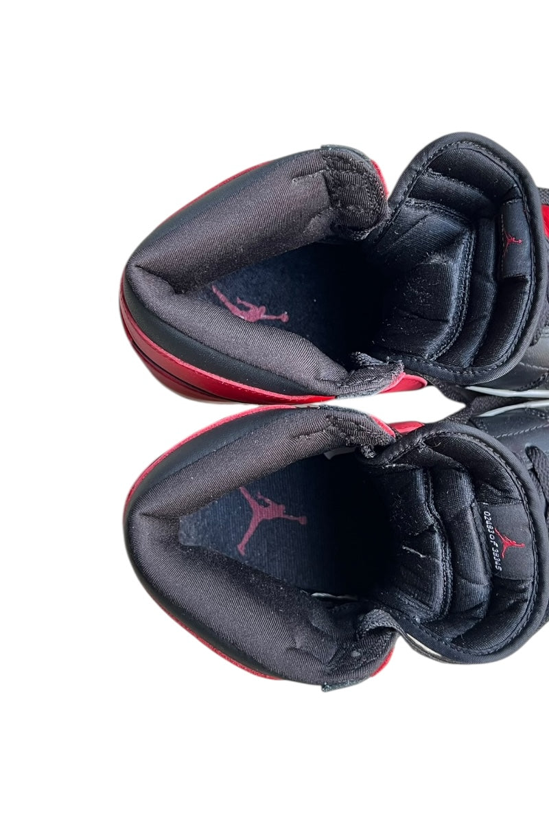 Y2K 01'S AIR JORDAN 1 RETRO BLACK VARSITY RED/BRED / BLACK [SIZE: US 9.5 (Equivalent to 27.5cm) USED]