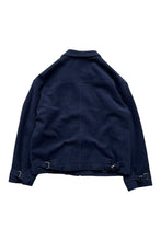 画像をギャラリービューアに読み込む, 88-90'S WOOL ZIP JACKET / NAVY [SIZE: L USED]
