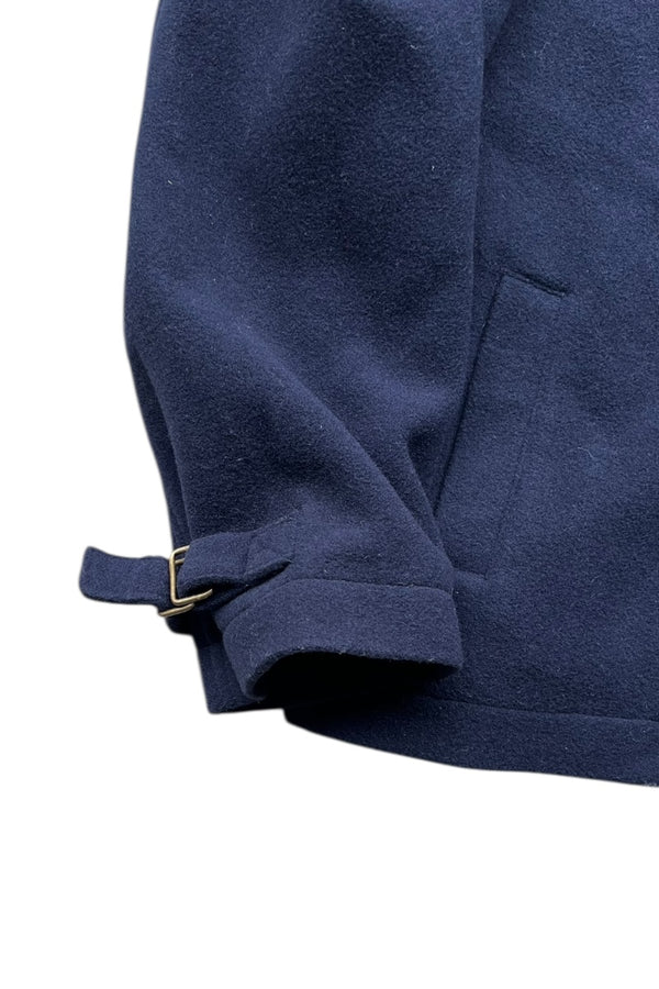 88-90'S WOOL ZIP JACKET / NAVY [SIZE: L USED]