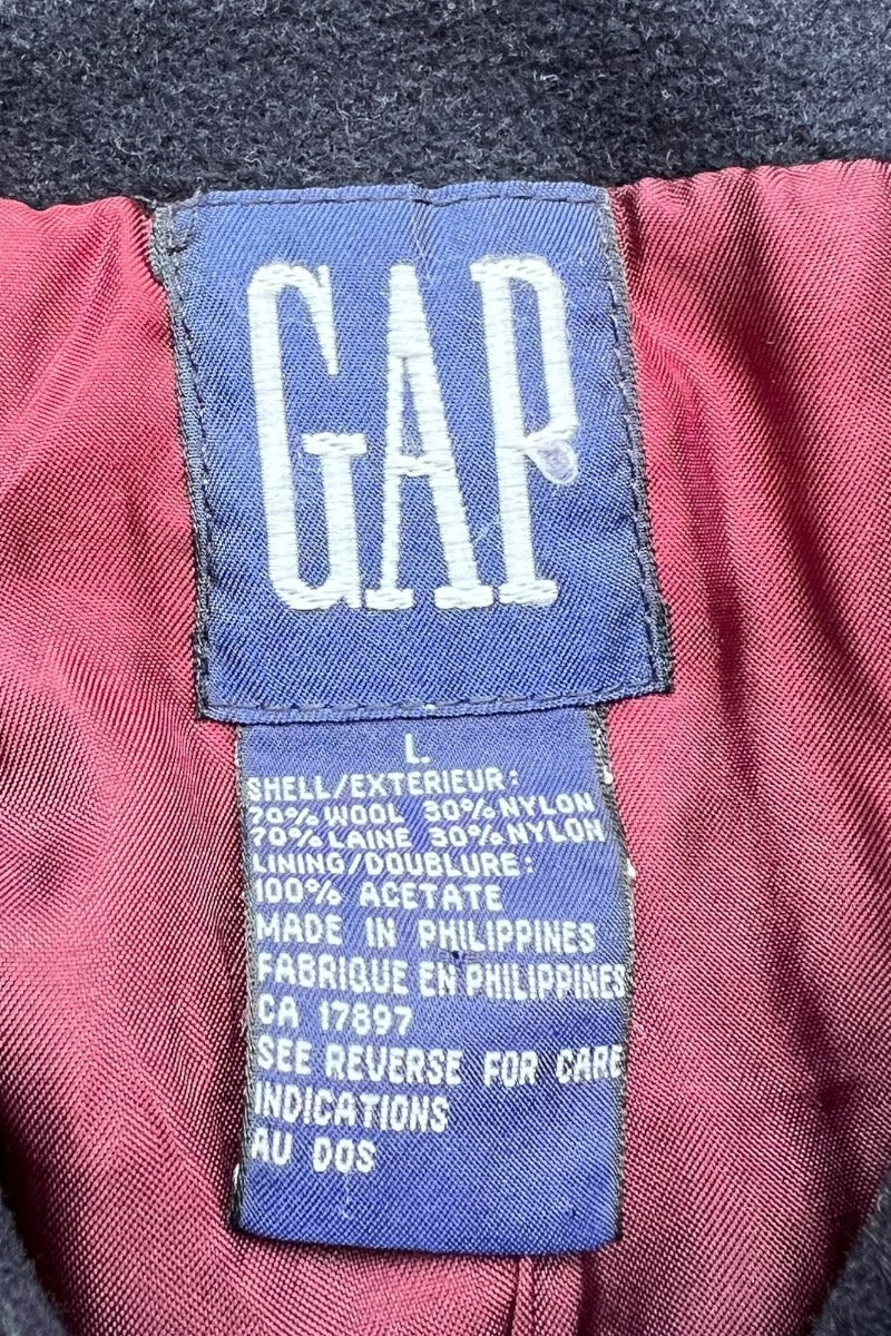88-90'S WOOL ZIP JACKET / NAVY [SIZE: L USED]