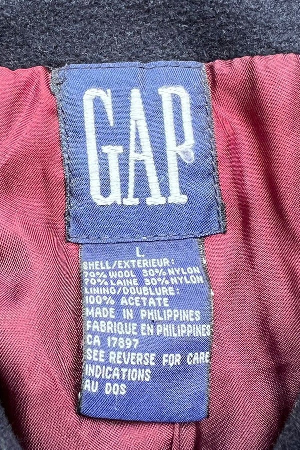 88-90'S WOOL ZIP JACKET / NAVY [SIZE: L USED]