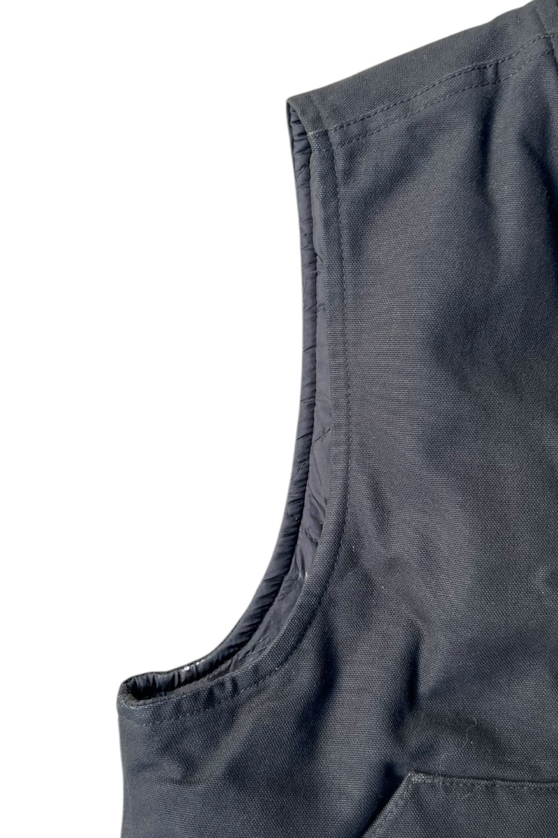 MADE IN MEXICO 14'S DUCK VEST USA Model / BLACK [SIZE: L USED]