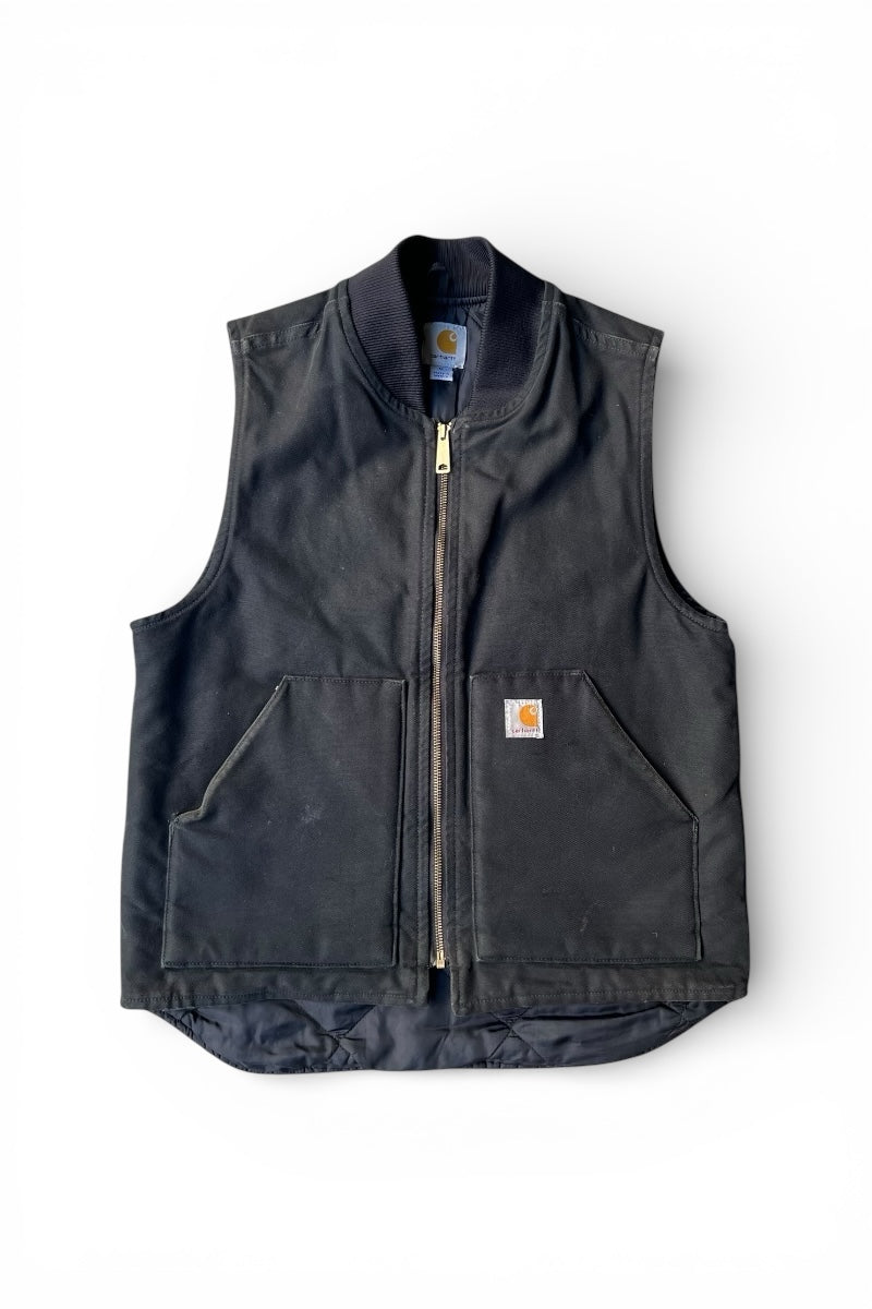 MADE IN MEXICO 14'S DUCK VEST USA model / BLACK [SIZE: M USED]