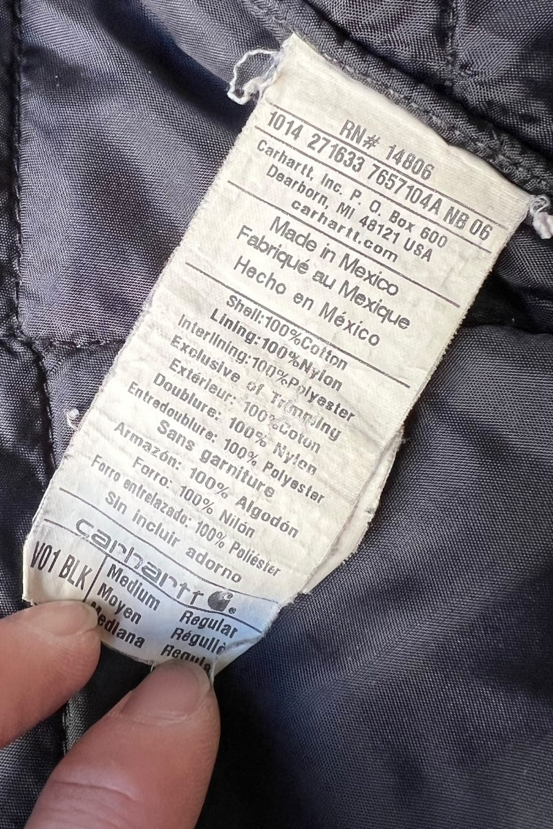 MADE IN MEXICO 14'S DUCK VEST USA model / BLACK [SIZE: M USED]