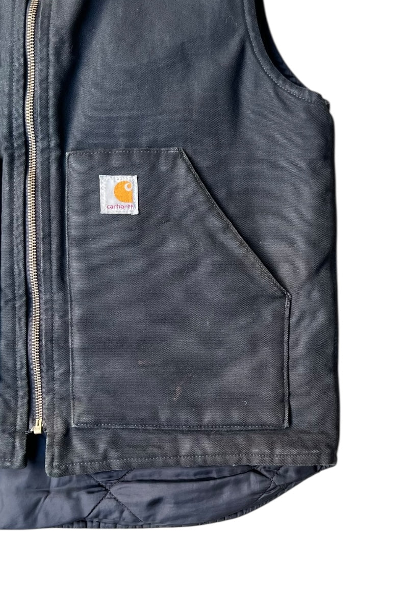 MADE IN MEXICO 14'S DUCK VEST USA model / BLACK [SIZE: M USED]