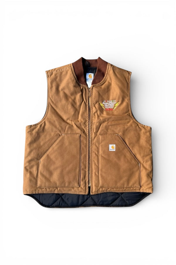 MADE IN USA 05'S USPOWERGEN DUCK VEST USA MODEL / BEIGE [SIZE: XL USED]