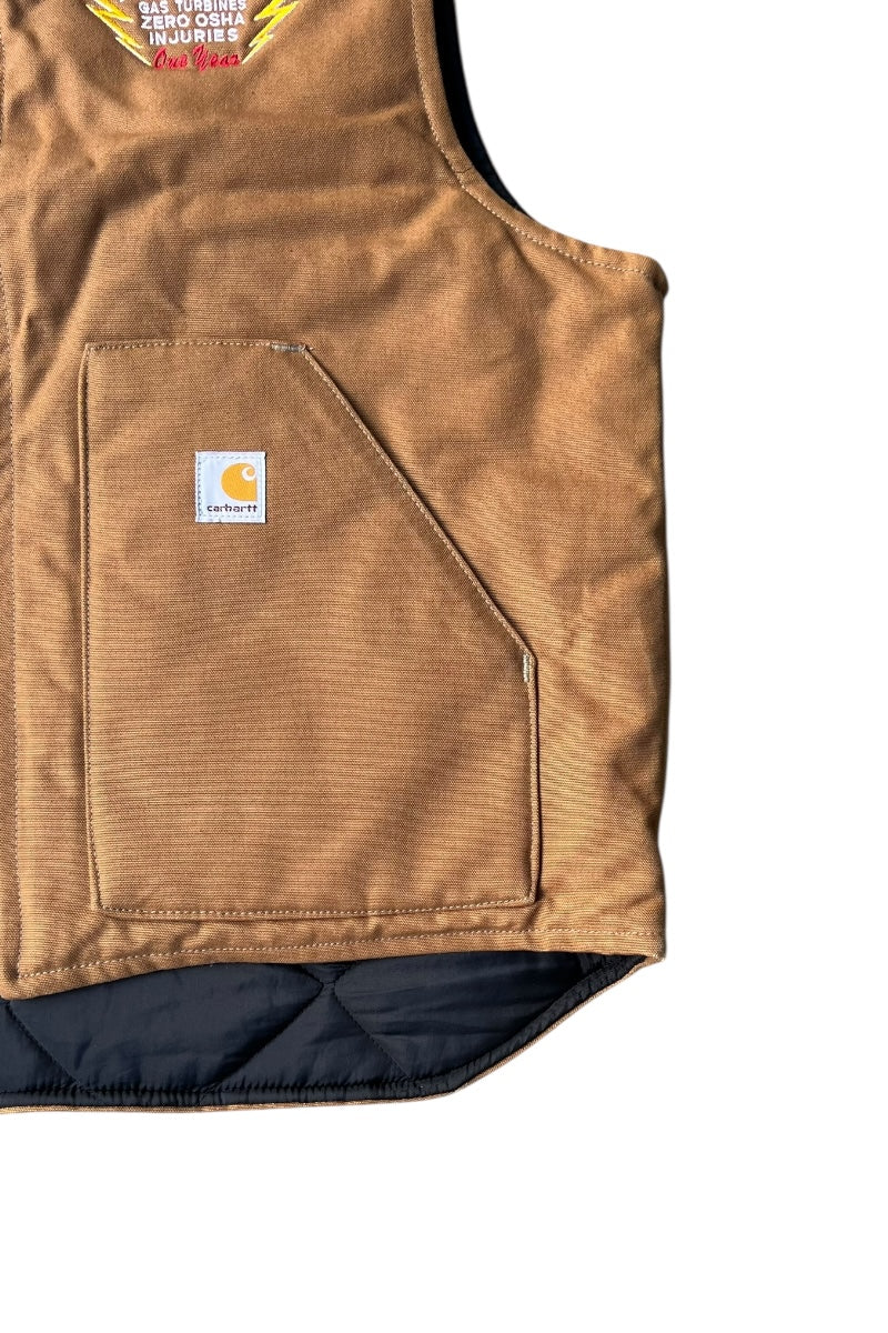 MADE IN USA 05'S USPOWERGEN DUCK VEST USA MODEL / BEIGE [SIZE: XL USED]