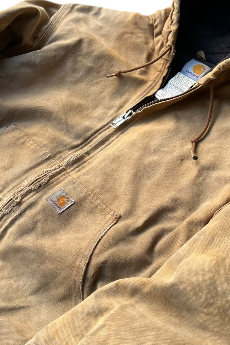 MADE IN USA 08'S ACTIVE JACKET W/FLEECE LINER USA PRODUCT / BEIGE [SIZE: L USED]