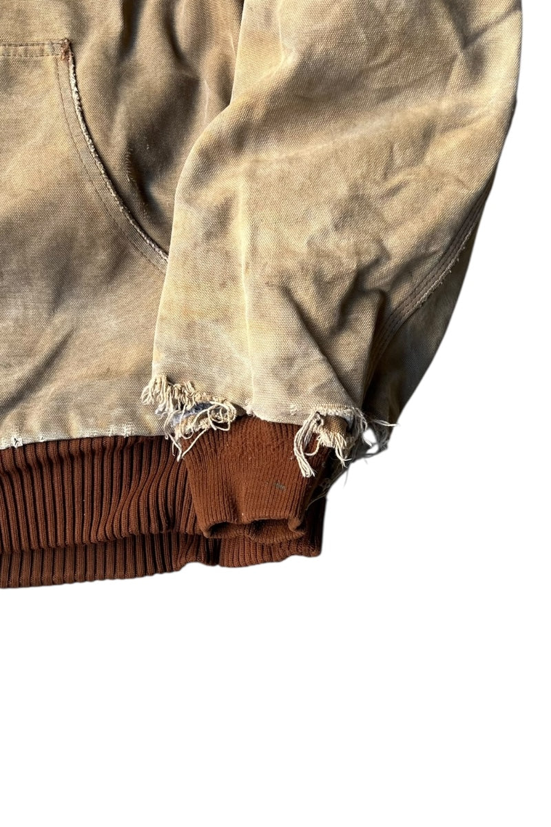 MADE IN USA 08'S ACTIVE JACKET W/FLEECE LINER USA PRODUCT / BEIGE [SIZE: L USED]