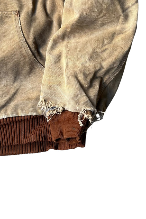 MADE IN USA 08'S ACTIVE JACKET W/FLEECE LINER USA PRODUCT / BEIGE [SIZE: L USED]