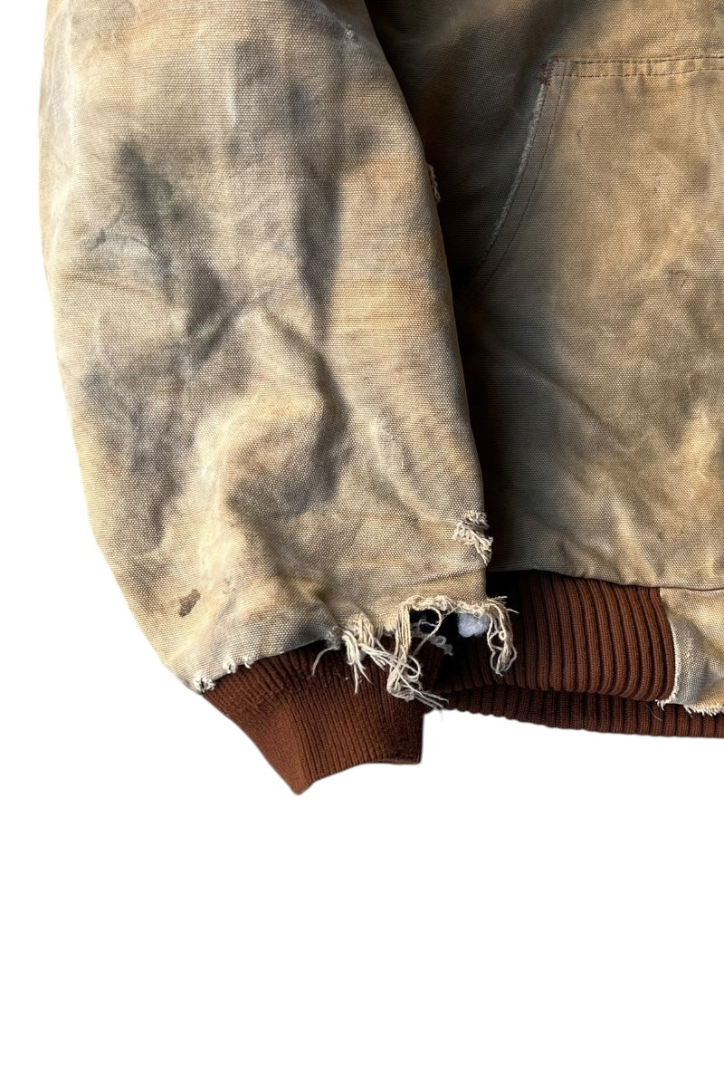 MADE IN USA 08'S ACTIVE JACKET W/FLEECE LINER USA PRODUCT / BEIGE [SIZE: L USED]