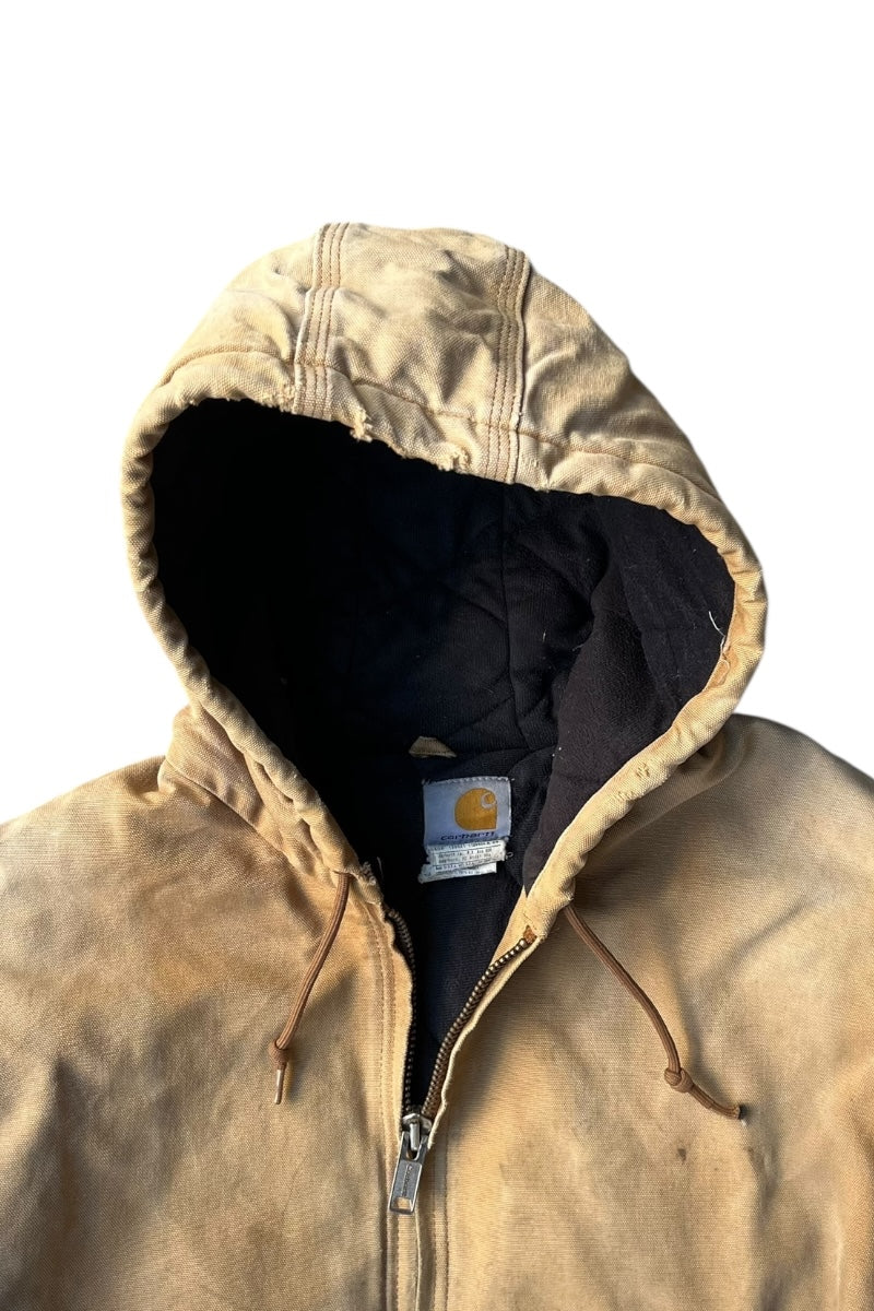 MADE IN USA 08'S ACTIVE JACKET W/FLEECE LINER USA PRODUCT / BEIGE [SIZE: L USED]