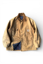 画像をギャラリービューアに読み込む, 80-90'S DUCK MICHIGAN CHORE COAT USA企画品 / BROWN [SIZE: L USED]
