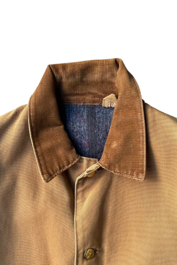 80-90'S DUCK MICHIGAN CHORE COAT USA ORIGINALS / BROWN [SIZE: L USED]