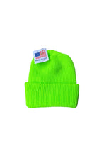 画像をギャラリービューアに読み込む, MADE IN USA ACRYLIC WATCH KNIT CAP / NEON YELLOW [NEW]
