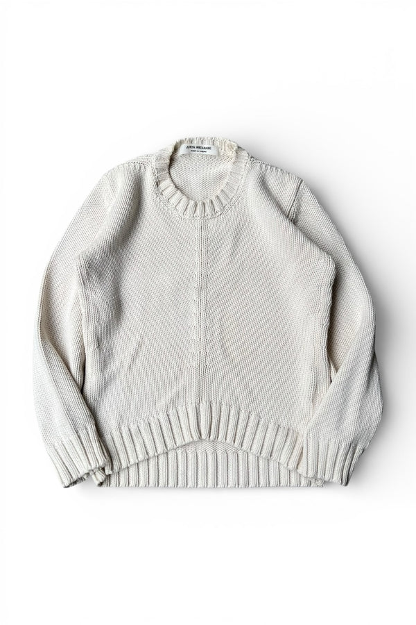 MADE IN JAPAN 99SS COTTON KNIT / WHITE [SIZE: S USED]