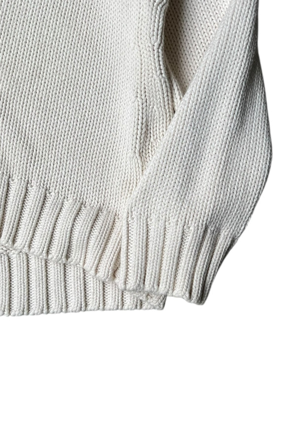 MADE IN JAPAN 99SS COTTON KNIT / WHITE [SIZE: S USED]