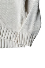 画像をギャラリービューアに読み込む, MADE IN JAPAN 99SS COTTON KNIT / WHITE [SIZE: S USED]
