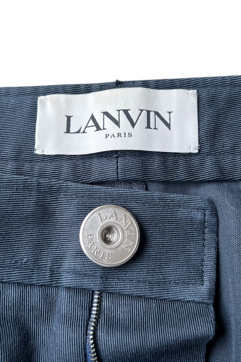 MADE IN ITALY CARGO PANTS / NAVY [SIZE: 50 USED]