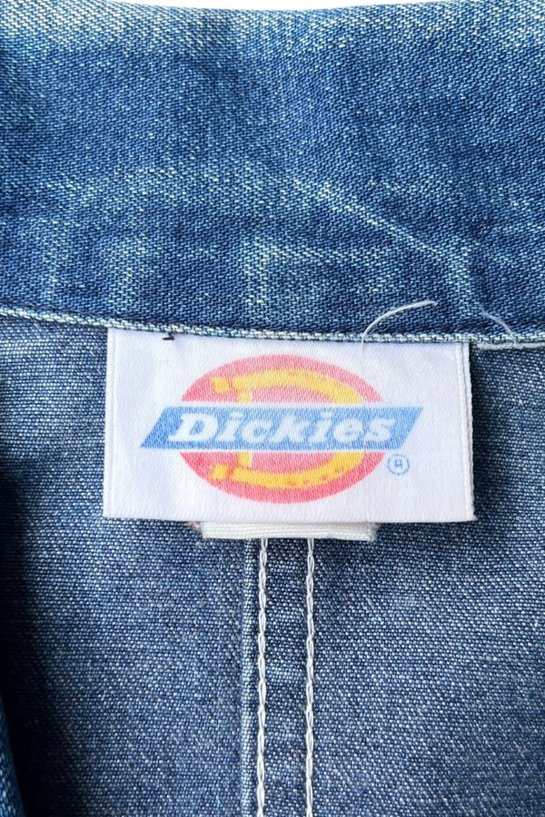 70'S DENIM COVERALL JACKET / INDIGO [SIZE: M USED]