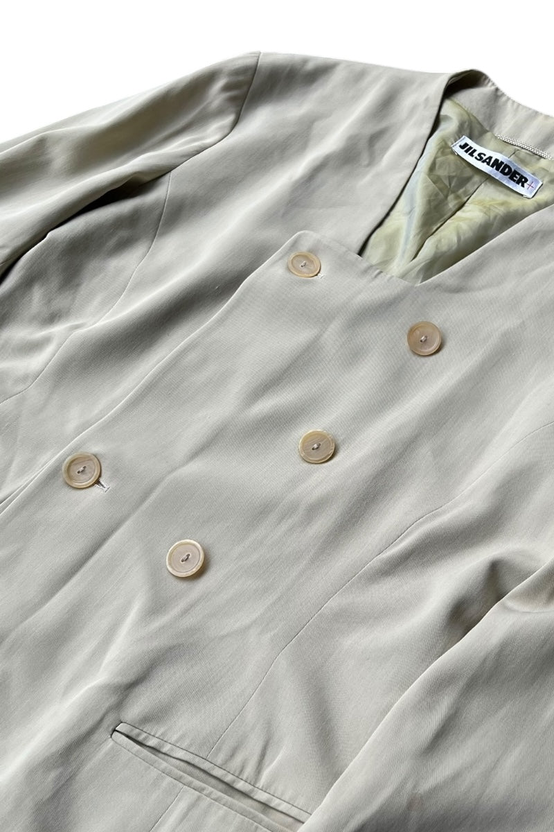 MADE IN WEST GERMANY 90'S TAILORED JACKET 第一本人期 / BEIGE [SIZE: 40 USED]