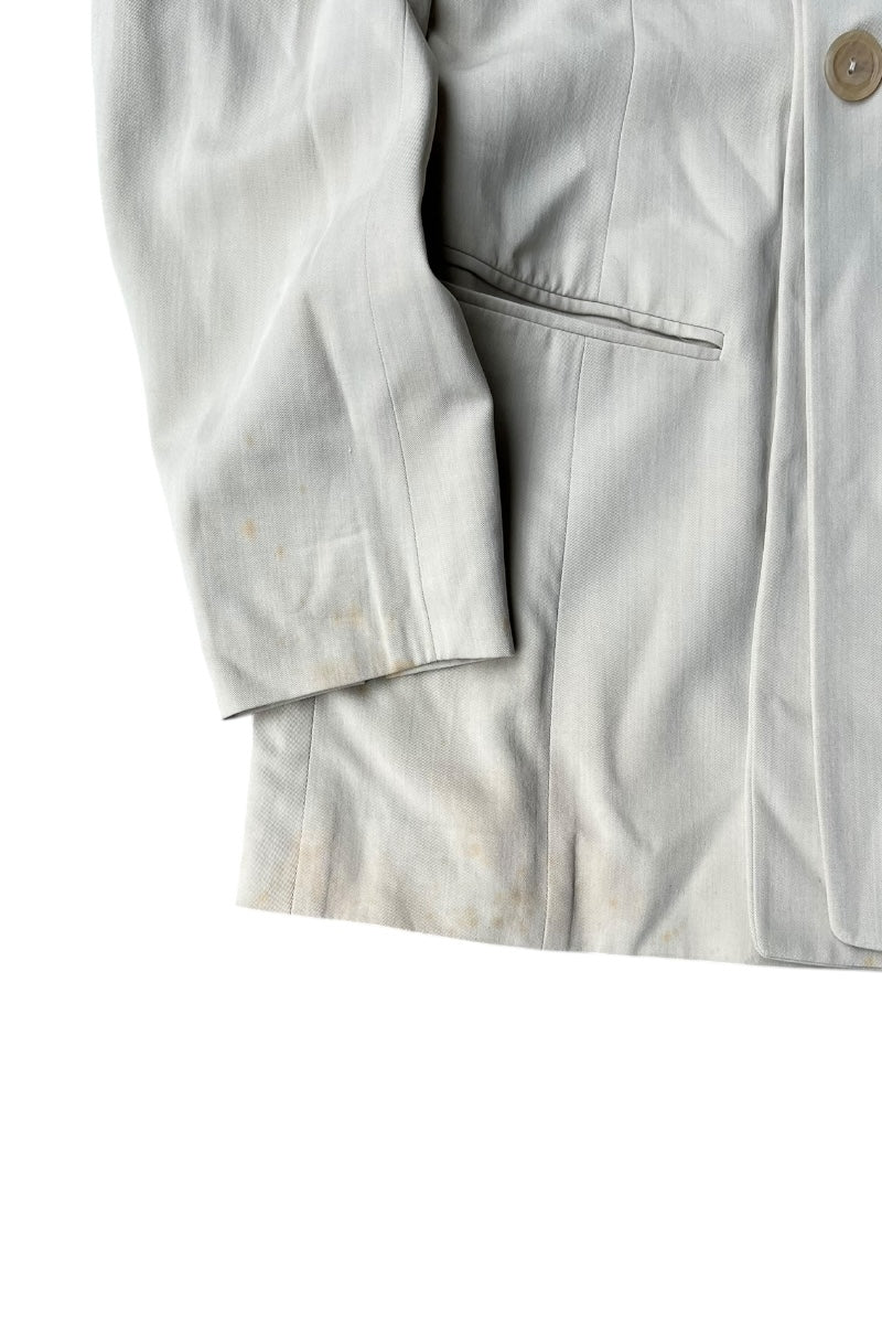 MADE IN WEST GERMANY 90'S TAILORED JACKET 第一本人期 / BEIGE [SIZE: 40 USED]
